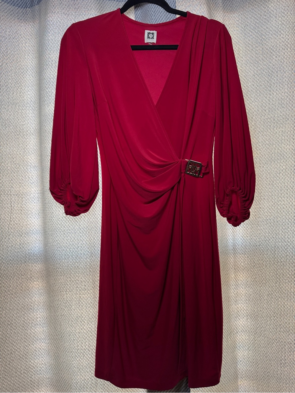 Anne Klein Red Wrap Dress
